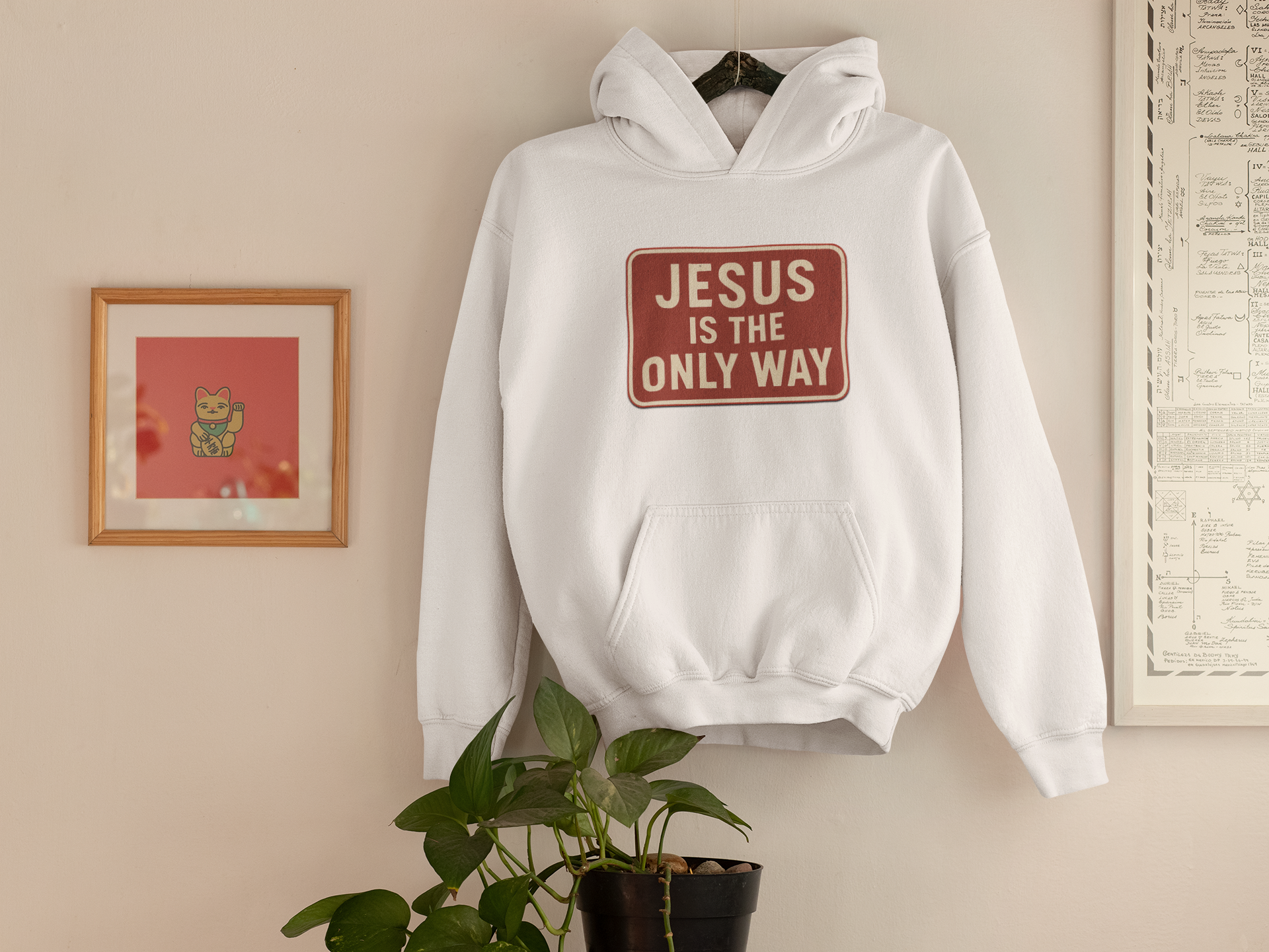 JESUS IS THE ONLY WAY HOODIE